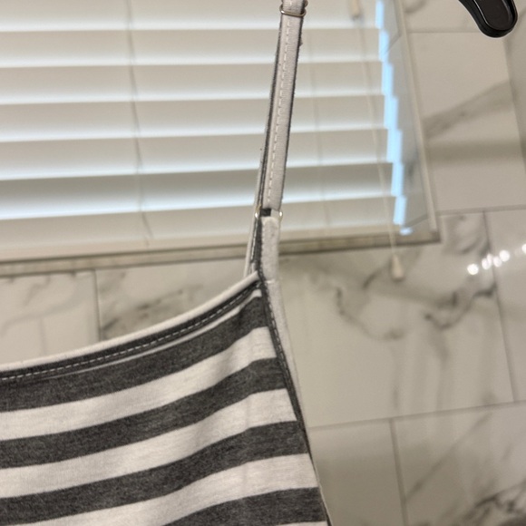 Amazon Essentials Black and White Striped Maxi Dress - Picture 3 of 5